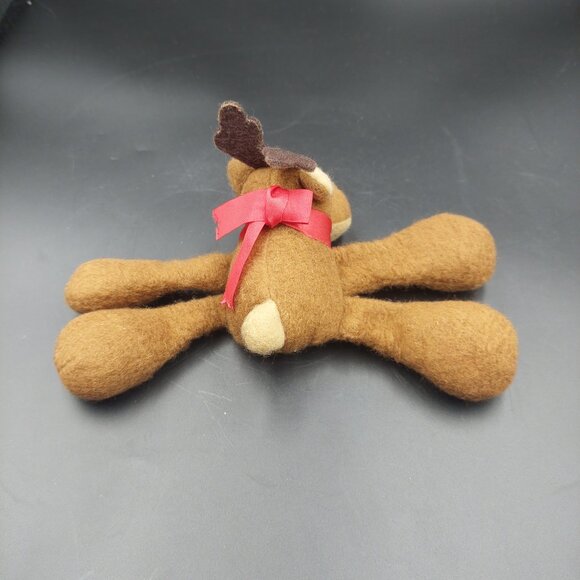 4 Vintage 1980s Hallmark Burger King Reindeer Randy Rodney Rhonda Ramona Plush - Picture 10 of 10